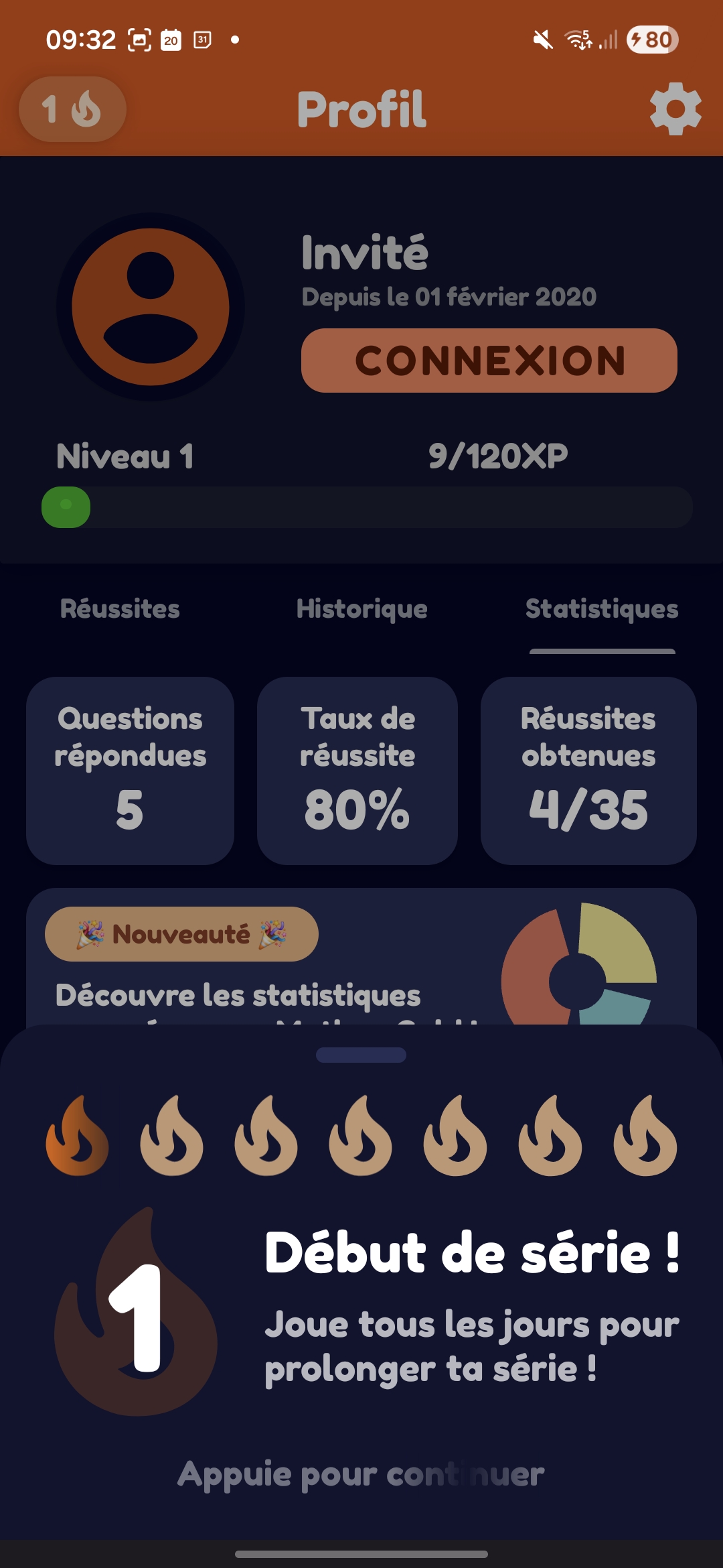 Mathoo exercise selection screen with question count, timing, and difficulty options.
