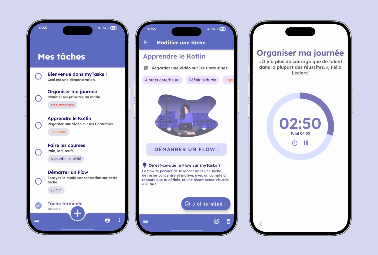 Project thumbnail for the MyTasks Android to-do list app.